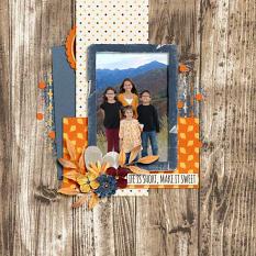 Layout created using Get Your Scrap On Template Pack