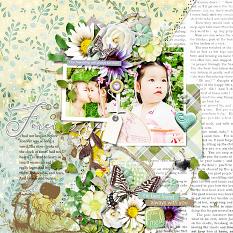 Layout using ScrapSimple Digital Layout Collection:forever