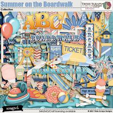 Summer on the Boardwalk Kit Trixie Scraps