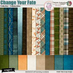 Change Your Fate Collab Kit Papers Trixie Scraps Britt-ish Designs