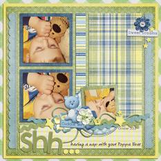 Bedtime Darling layout by Stacey