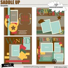 Saddle Up Template Pack by Adrienne Skelton Designs