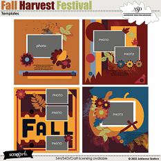 Fall Harvest Festival Templates by Adrienne Skelton Designs