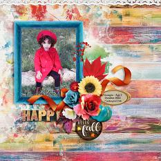Layout by Andrea Hutton using Autumn Skies Collection by DRB Designs @ ScrapGirls.com