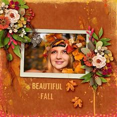 Layout using ScrapSimple Digital Layout Collection:Hi!Autumn