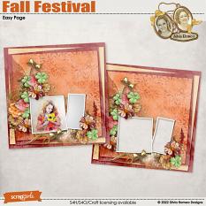Fall Festival Easy Page by Silvia Romeo