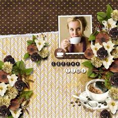Layout using ScrapSimple Digital Layout Collection:Warm Time