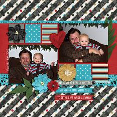 Layout created using This Is Family Collection