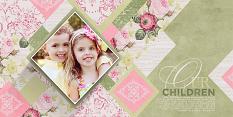 "Our Children" digital scrapbooking layout by Brandy Murry