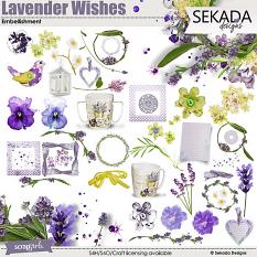 Lavender Wishes Embellishment
