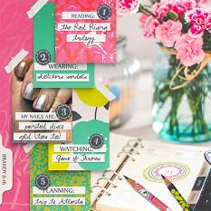 Currently digital scrapbooking layout by Brandy Murry