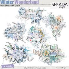 In A Winter Wonderland Embellishment Mini Cluster