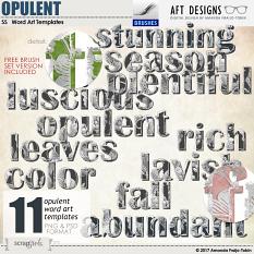 Value Pack: Opulent by AFT Designs - Amanda Fraijo-Tobin @ScrapGirls.com | #digitalscrapbooking #fall 