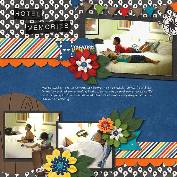 CT Layout using Travelogue by Connie Prince