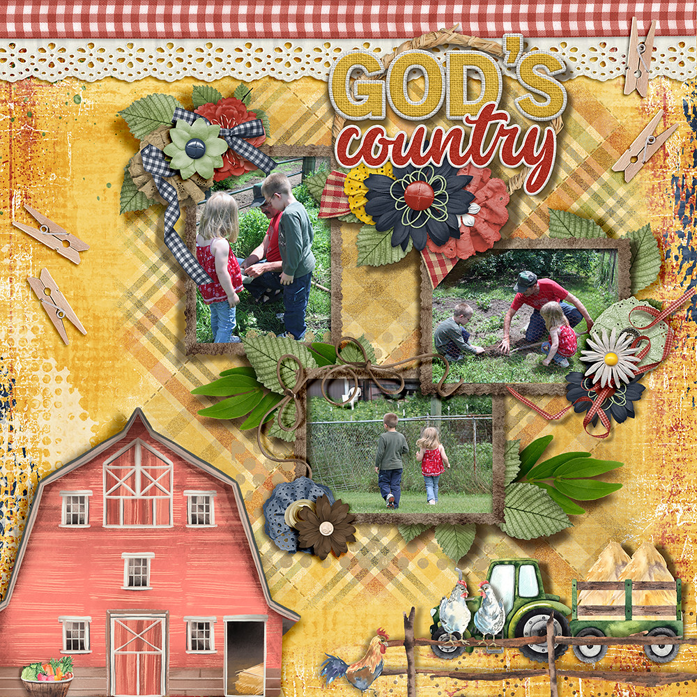CT Layout using Country Life by Connie Prince
