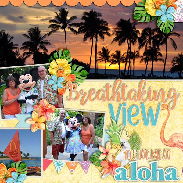 CT Layout using Tropicana by Connie Prince