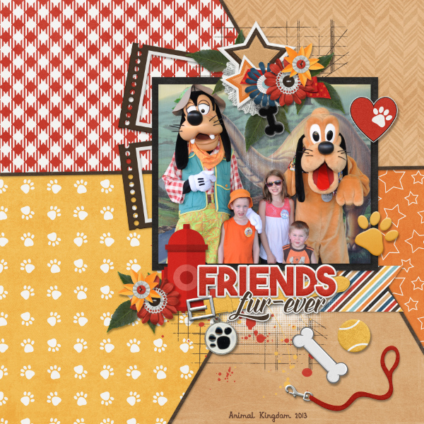 CT Layout using A Dog's Tale by Connie Prince