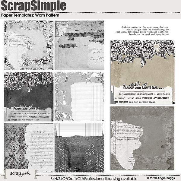 ScrapSimple Paper Templates