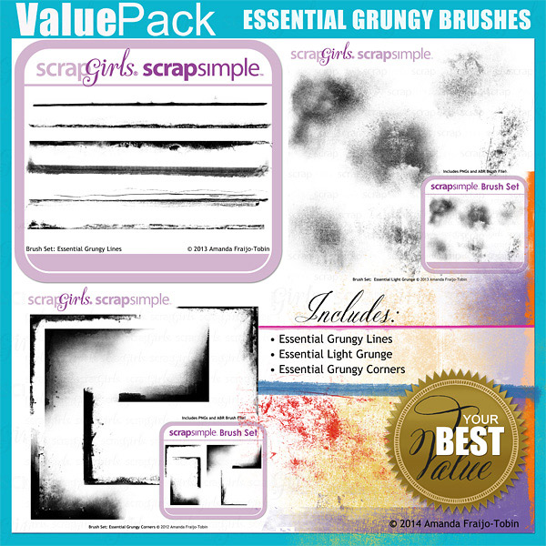Value Pack: Essential Grungy Brushes