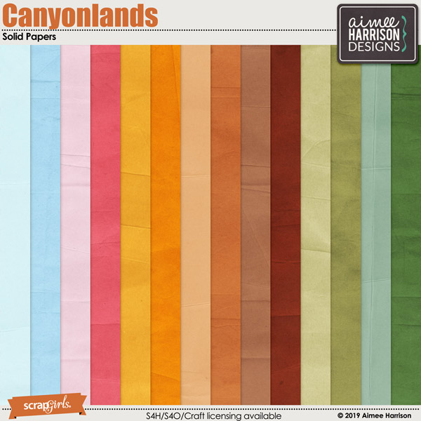 Canyonlands Solid Papers