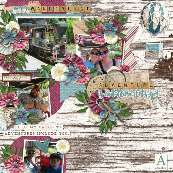 CT Layout using Adventure by Connie Prince