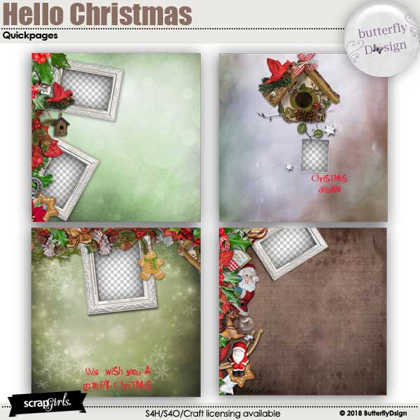 Hello Christmas Quickpages 
