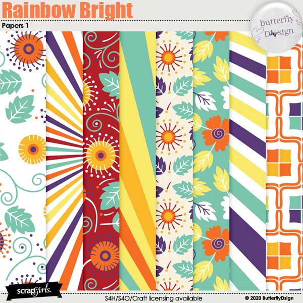 Rainbow Bright Papers 1 
