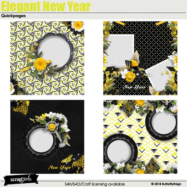 Elegant New Year Quickpages 