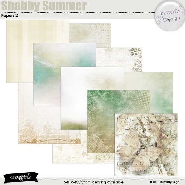 Shabby summer papers 2 