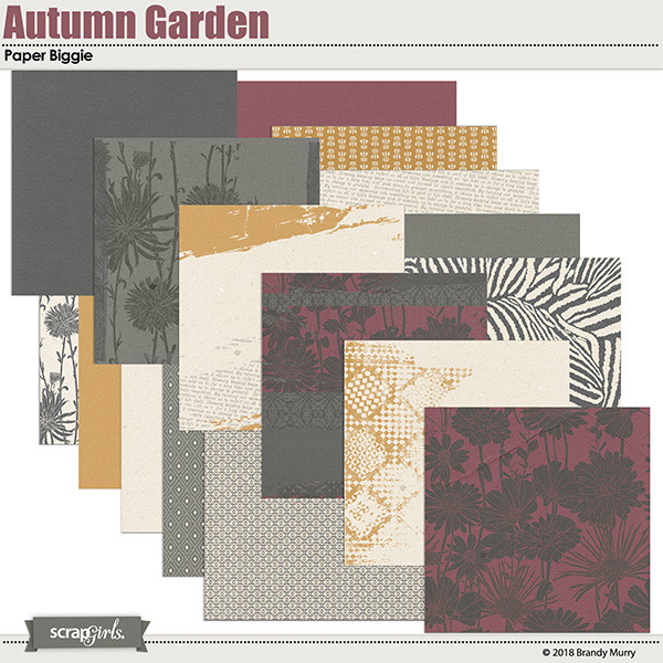 Autumn Garden Paper Biggie