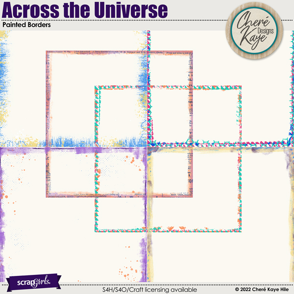 Across the Universe Painted Borders
