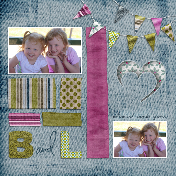 Layout by Cherise Oleson (See supplies used and product links below)