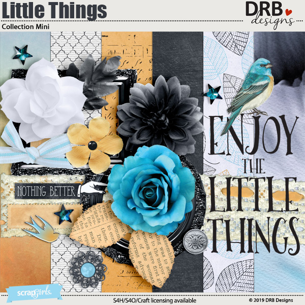 Little Things Collection Mini by DRB Designs | ScrapGirls.com
