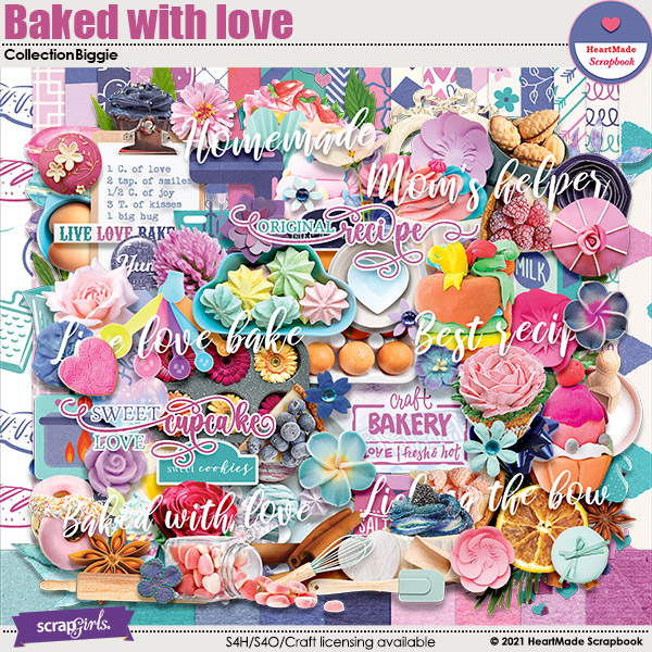 Bakes with love - collection biggie by HeartMade Scrapbook