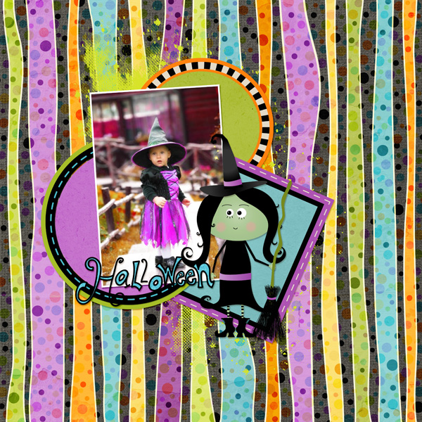 Digital scrapbook layout by Syndee (See below for details)