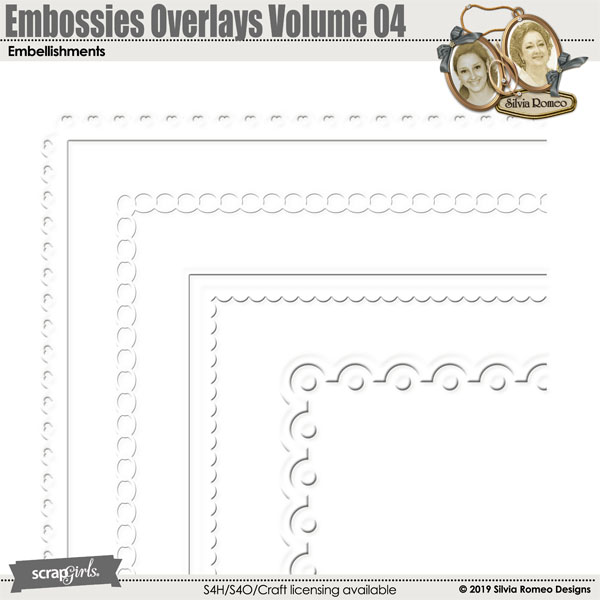 Embossies Overlays Volume 04 by Silvia Romeo