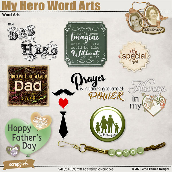 My Hero Word Arts by Silvia Romeo