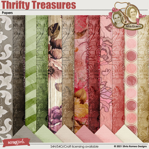 Thrifty Treasures Paperrs by Silvia Romeo