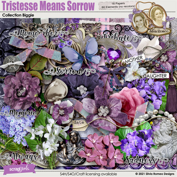 Tristesse Means Sorrow Collection Biggie by Silvia Romeo