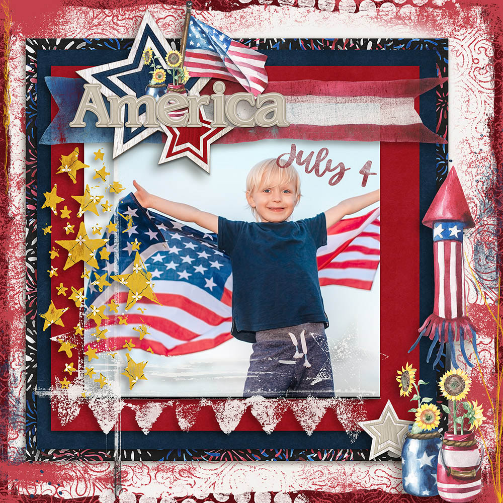 CT Layout using Americana by Connie Prince