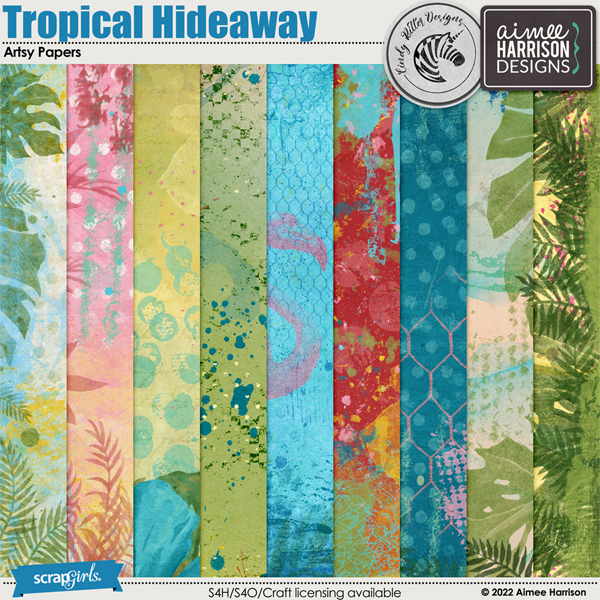 Tropical Hideaway Artsy Papers