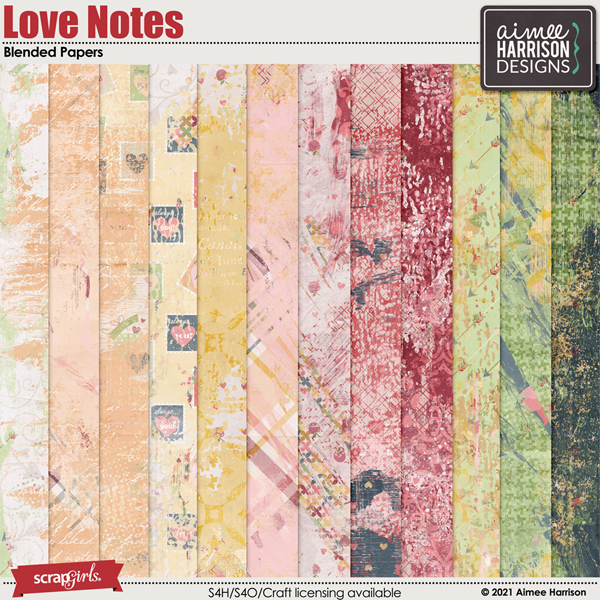 Love Notes Blended Papers