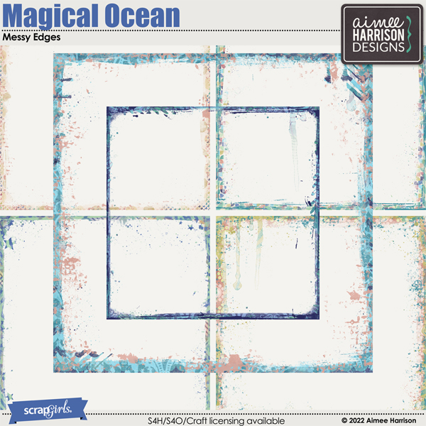 Magical Ocean Messy Edges