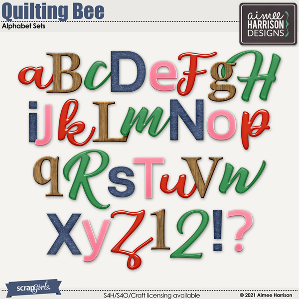 Quilting Bee Alpha Sets