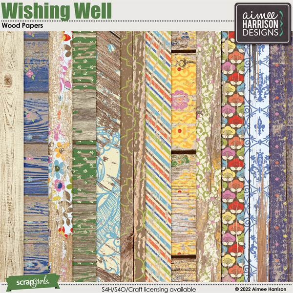 Wishing Well Wood Papers