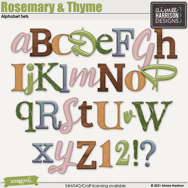 Rosemary and Thyme Alpha Sets