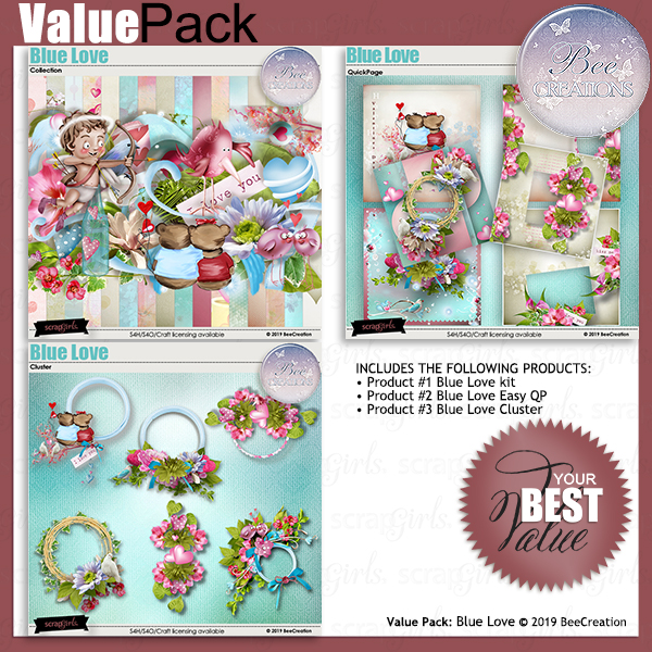 Bee Creation Blue Love Value Pack