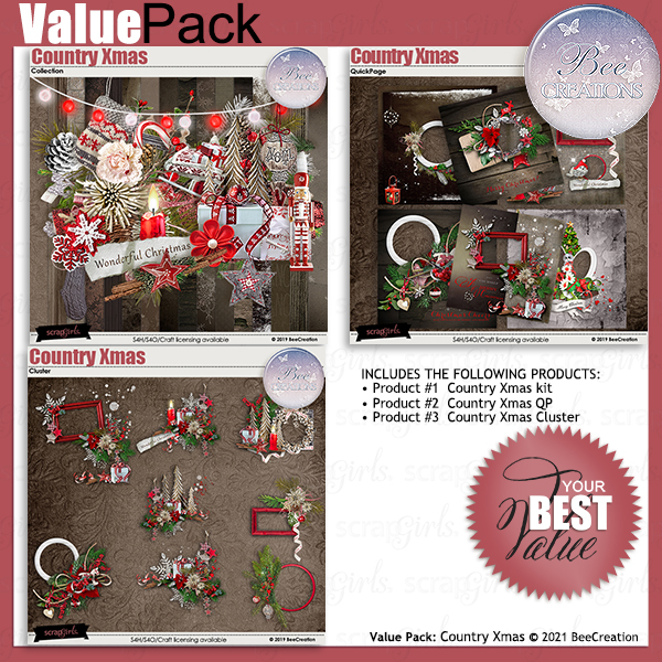 Country Xmas Value Pack