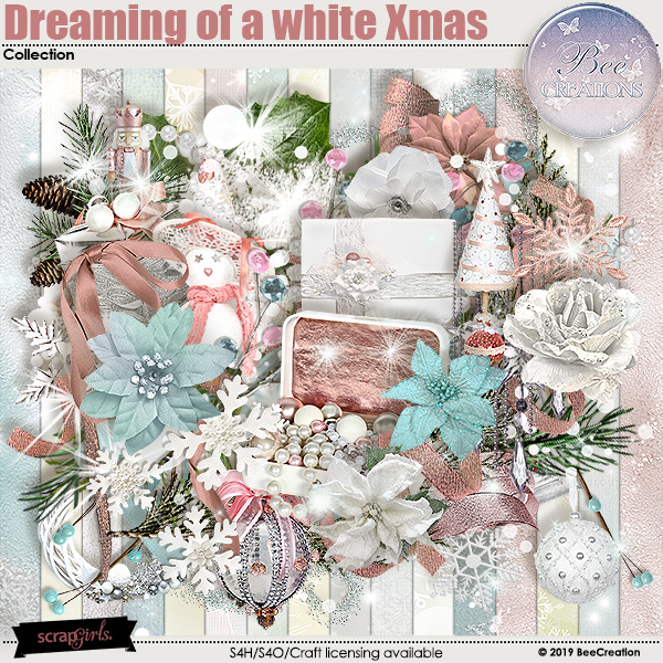 Dreaming of a white Xmas Collection by BeeCreation
