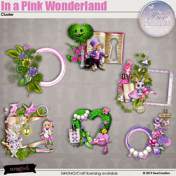 In a pink Wonderland Cluster